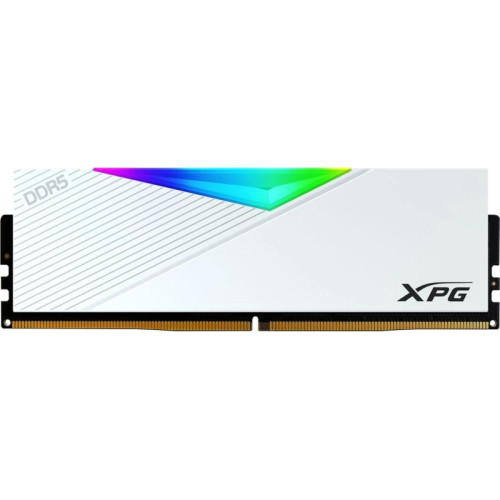 Память DDR5 2x32GB 6400MHz A-Data AX5U6400C3232G-DCLARWH XPG Lancer RGB RTL PC5-51200 CL32 DIMM 288-pin 1.4В kit dual rank с радиатором Ret