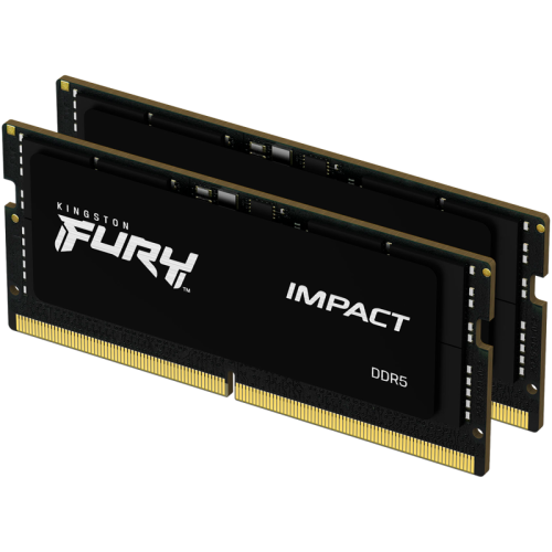 Память оперативная/ Kingston 32GB 6000MT/s DDR5 CL38 SODIMM (Kit of 2) FURY Impact XMP