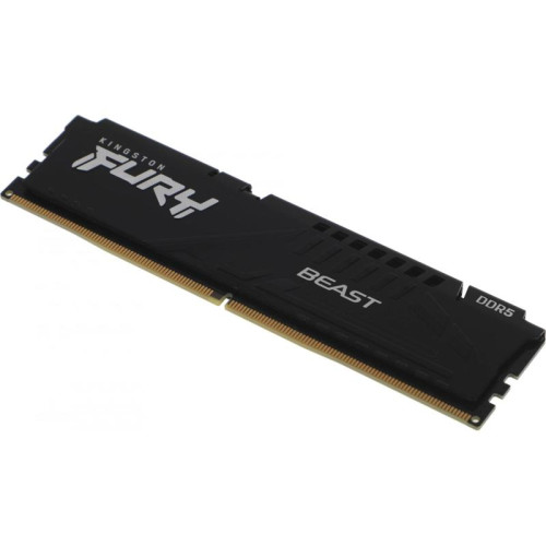 Оперативная память DDR5 16GB 6400MHz Kingston KF564C32BBE-16 Fury Beast Black Expo RTL Gaming PC5-51200 CL32 DIMM 288-pin 1.4В single rank с радиатором Ret