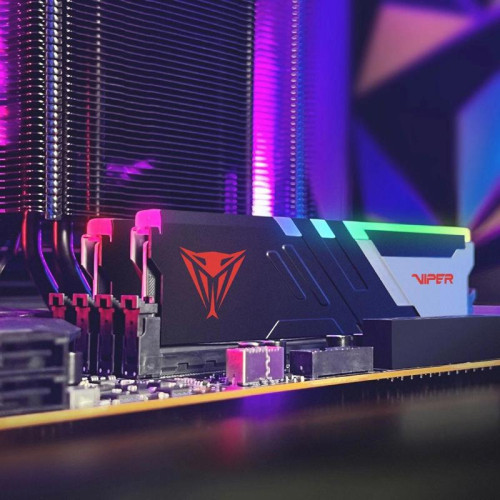 Память DDR5 2x32GB 6000MHz Patriot PVVR564G600C30K Viper Venom RGB RTL Gaming PC5-48000 CL30 DIMM 288-pin 1.45В kit с радиатором Ret