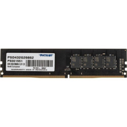 Оперативная память DDR4 32Gb 2666MHz Patriot PSD432G26662 Signature RTL PC4-21300 CL19 DIMM 288-pin 1.2В dual rank Ret [PSD432G26662]
