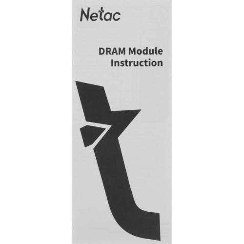 Оперативная память DDR4 8GB 2666MHz Netac NTSSD4P26SP-08W Shadow S RTL PC4-25600 CL19 DIMM 288-pin 1.2В Intel с радиатором Ret [NTSSD4P26SP-08W]