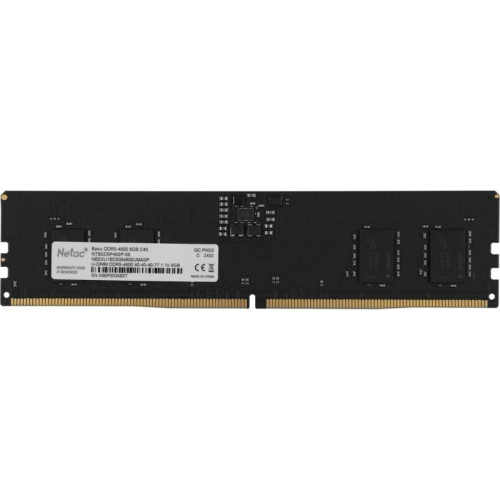 Модуль памяти Netac DIMM 8GB DDR5-4800 NTBSD5P48SP-08