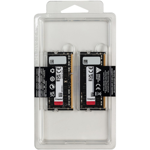 Память оперативная/ Kingston 8GB 1866MHz DDR3LCL11SODIMM(Kit of 2)1.35VFURYImpact