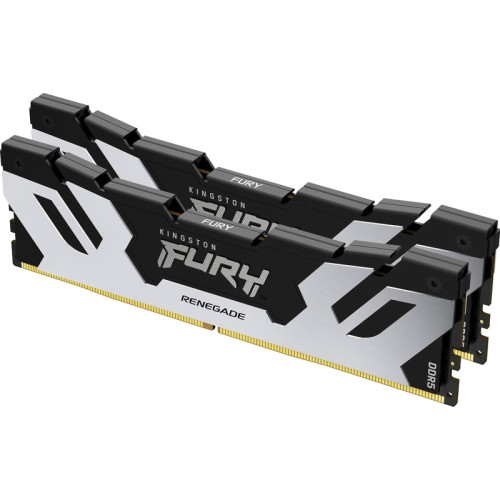 Память оперативная/ Kingston 64GB 6400MT/s DDR5 CL32 DIMM (Kit of 2) FURY Renegade Silver XMP