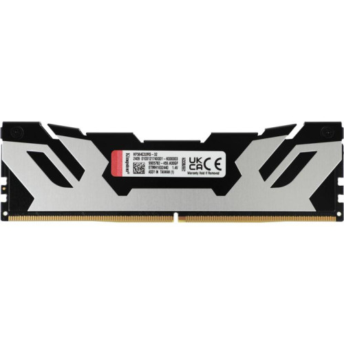 Оперативная память DDR5 32GB 6400MHz Kingston KF564C32RS-32 Fury Renegade Silver XMP RTL Gaming PC5-51200 CL32 DIMM 288-pin 1.4В с радиатором Ret [KF564C32RS-32]