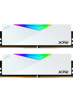 Память DDR5 2x16GB 6400MHz A-Data AX5U6400C3216G-DCLARWH XPG Lancer RGB RTL PC5-51200 CL32 DIMM 288-pin 1.4В kit dual rank с радиатором Ret