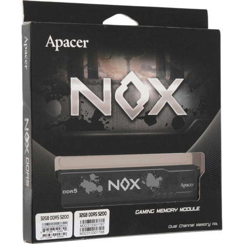 Модуль памяти APACER DIMM DDR5-5200 32GB (16GBx2) AH5U32G52C522MBAA-2 Модуль памяти APACER DIMM DDR5-5200 32GB (16GBx2) AH5U32G52C522MBAA-2