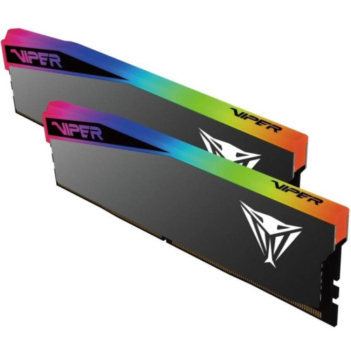 Оперативная память DDR5 2x32GB 6000MHz Patriot VEUR564G6028K Viper Elite 5 Ultra RGB RTL Gaming PC5-48000 CL28 DIMM 288-pin 1.4В kit single rank с радиатором Ret Оперативная память DDR5 2x32GB 6000MHz Patriot VEUR564G6028K Viper Elite 5 Ultra RGB RTL Gaming PC5-48000 CL28 DIMM 288-pin 1.4В kit single rank с радиатором Ret