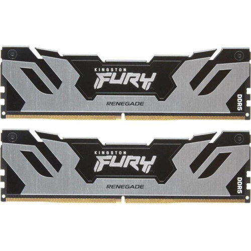 Память оперативная/ Kingston 32GB 6800MT/s DDR5 CL36 DIMM (Kit of 2) FURY Renegade Silver XMP