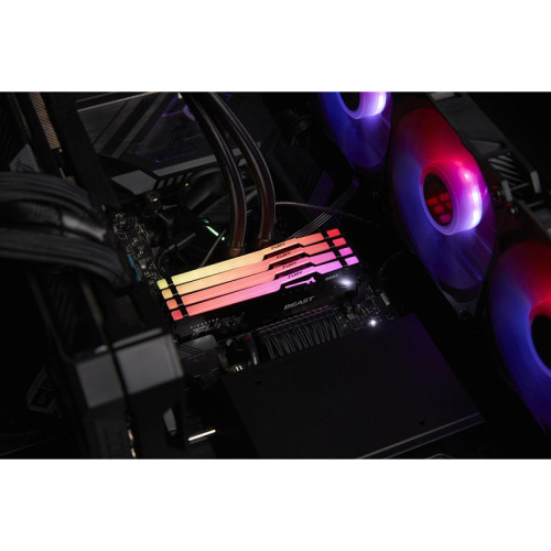 Память оперативная/ Kingston 64GB 5600MT/s DDR5 CL36 DIMM (Kit of 2) FURY Beast RGB