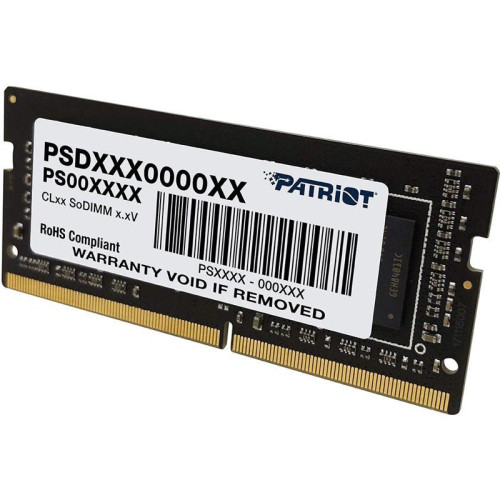 Оперативная память DDR4 32GB 2666MHz Patriot PSD432G26662S Signature RTL PC4-21300 CL19 SO-DIMM 260-pin 1.2В dual rank Ret [PSD432G26662S]