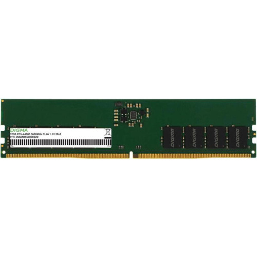 Оперативная память DDR5 32GB 5600MHz Digma DGMAD55600032D RTL PC5-44800 CL46 DIMM 288-pin 1.1В dual rank Ret [DGMAD55600032D]