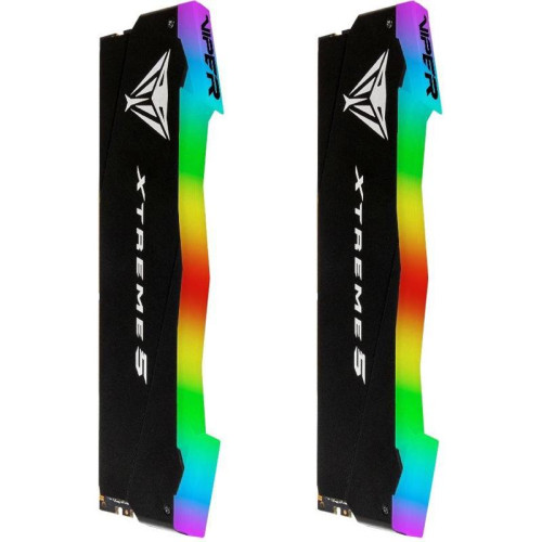 Оперативная память DDR5 2x16Gb 7600MHz Patriot PVXR532G76C36K Viper XTREME RGB RTL Gaming PC5-60800 CL36 DIMM 288-pin 1.45В с радиатором Ret [PVXR532G76C36K]