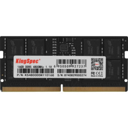 Оперативная память DDR5 16GB 4800MHz Kingspec KS4800D5N11016G RTL PC5-38400 CL40 SO-DIMM 288-pin 1.1В single rank Ret [KS4800D5N11016G]