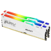 Память оперативная/ Kingston 32GB 5200MT/s DDR5 CL40 DIMM (Kit of 2) FURY Beast White RGB XMP