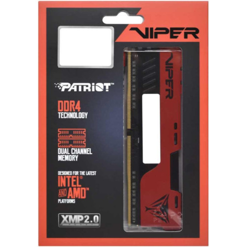 Память DDR4 2x16Gb 3200MHz Patriot PVE2432G320C8K Viper Elite II RTL Gaming PC4-25600 CL18 DIMM 288-pin 1.35В kit с радиатором Ret