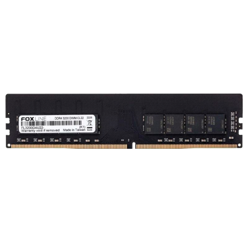 Память оперативная/ Foxline DIMM 16GB 3200 DDR4 CL 22 (1Gb*8)