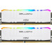 Память оперативная/ Crucial 64GB Kit (32GBx2) DDR4 3200MT/s CL16 Unbuffered DIMM 288 pin Ballistix White RGB Память оперативная/ Crucial 64GB Kit (32GBx2) DDR4 3200MT/s CL16 Unbuffered DIMM 288 pin Ballistix White RGB