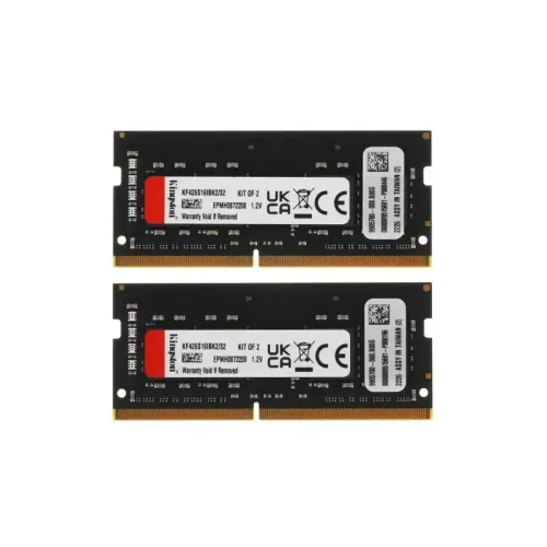 Память оперативная/ Kingston 32GB 2666MT/s DDR4 CL16 SODIMM (Kit of 2) FURY Impact
