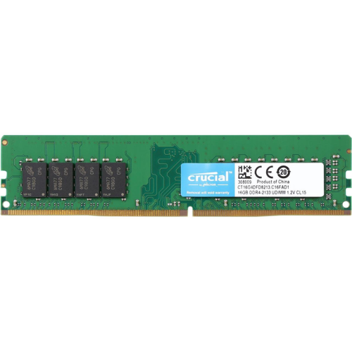 Память оперативная/ Crucial  16GB DDR4 2133 MT/s (PC4-17000) CL15 DR x8 Unbuffered DIMM 288pin