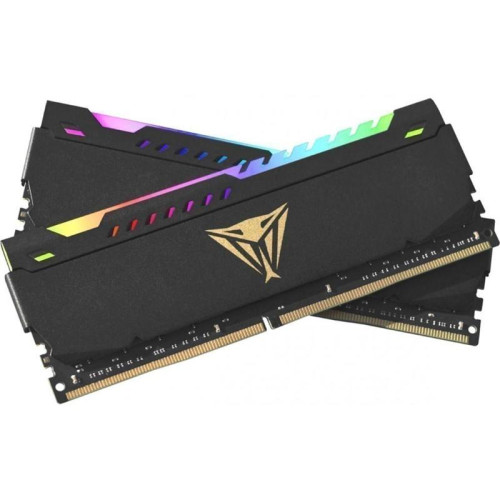 Оперативная память DDR4 2x16Gb 3200MHz Patriot PVSR432G320C8K Viper Steel RGB RTL Gaming PC4-25600 CL18 DIMM 288-pin 1.35В dual rank с радиатором Ret [PVSR432G320C8K]