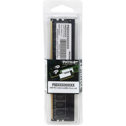 Память DDR4 8GB 2666MHz Patriot PSD48G26662 Signature RTL PC4-21300 CL19 DIMM 288-pin 1.2В single rank Ret