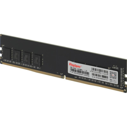 Память DDR4 4GB 2400MHz Kingspec KS2400D4P12004G RTL PC4-19200 DIMM 240-pin 1.2В single rank Ret