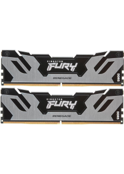 Память оперативная/ Kingston 96GB 6000MT/s DDR5 CL32 DIMM (Kit of 2) FURY Renegade Silver XMP
