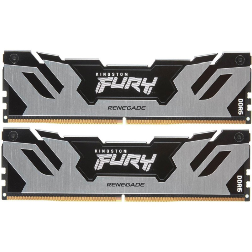 Память оперативная/ Kingston 96GB 6000MT/s DDR5 CL32 DIMM (Kit of 2) FURY Renegade Silver XMP