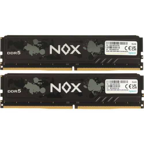 Модуль памяти APACER DIMM DDR5-5600 32GB (16GBx2) AH5U32G56C522MBAA-2