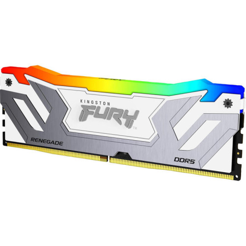 Память оперативная/ Kingston 24GB 8400MT/s DDR5 CL40 CUDIMM FURY Renegade RGB White XMP Память оперативная/ Kingston 24GB 8400MT/s DDR5 CL40 CUDIMM FURY Renegade RGB White XMP