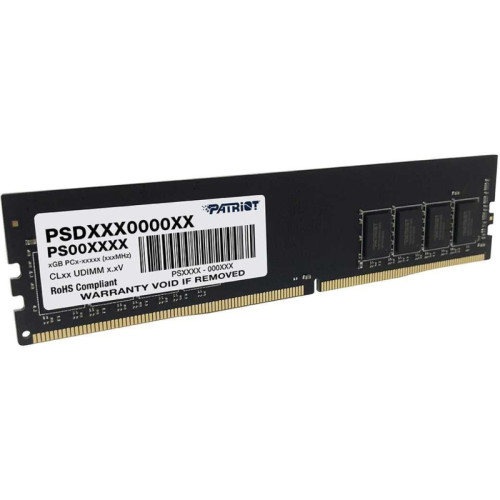 Оперативная память DDR4 16Gb 3200MHz Patriot PSD416G32002 Signature RTL Gaming PC4-25600 CL22 DIMM 288-pin 1.2В dual rank Ret [PSD416G32002]