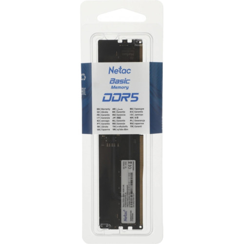 Модуль памяти Netac DIMM 16GB DDR5-5600 NTBSD5P56SP-16 Модуль памяти Netac DIMM 16GB DDR5-5600 NTBSD5P56SP-16