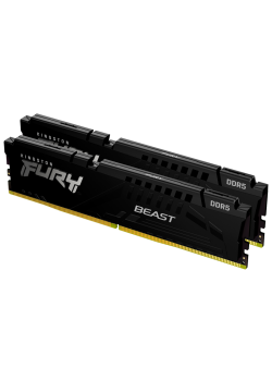 Память оперативная/ Kingston 16GB 5200MT/s DDR5 CL40 DIMM (Kit of 2) FURY Beast Black XMP