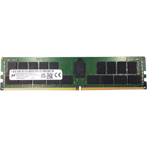 Память оперативная/ Micron 64GB DDR4 3200 MT/s CL22 2Rx4 ECC Registered DIMM 288pin pulled