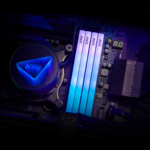 Память DDR5 2x16GB 6000MHz A-Data AX5U6000C3016G-DTLABRWH XPG Lancer RGB RTL PC5-48000 CL30 DIMM 288-pin 1.35В kit dual rank с радиатором Ret