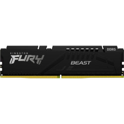 Память оперативная/ Kingston 16GB 6000MT/s DDR5 CL30 DIMM FURY Beast Black XMP