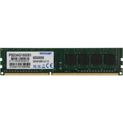 Оперативная память DDR3 4Gb 1600MHz Patriot PSD34G160081 RTL PC3-12800 CL11 DIMM 240-pin 1.5В single rank Ret [PSD34G160081]