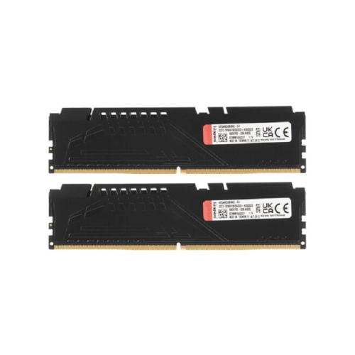 Память оперативная/ Kingston 64GB 4800MT/s DDR5 CL38 DIMM (Kit of 2) FURY Beast Black PnP Память оперативная/ Kingston 64GB 4800MT/s DDR5 CL38 DIMM (Kit of 2) FURY Beast Black PnP