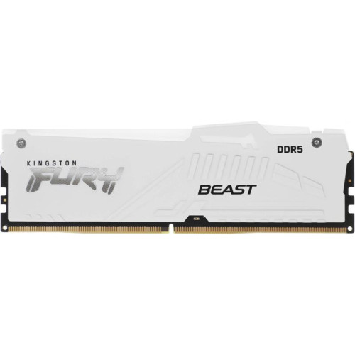 Память DDR5 2x16GB 6000MHz Kingston KF560C36BWE2AK2-32 Fury Beast White Expo RGB RTL PC5-48000 CL36 DIMM 288-pin 1.35В kit single rank с радиатором Ret