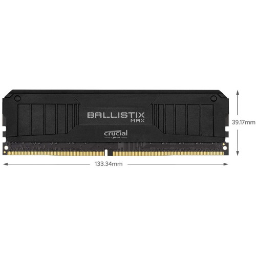 Память оперативная/ Crucial 16GB Kit (8GBx2) DDR4 4400MT/s CL19 Unbuffered DIMM 288 pin Ballistix MAX Black