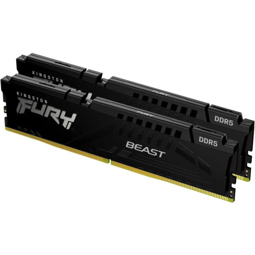 Память оперативная/ Kingston 64GB 5200MT/s DDR5 CL36 DIMM (Kit of 2) FURY Beast Black EXPO