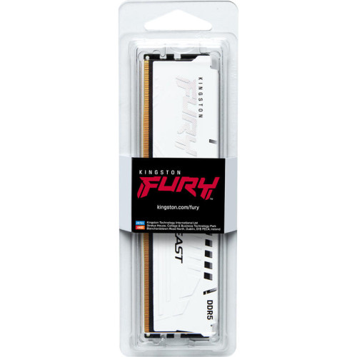 Память оперативная/ Kingston 32GB 6000MT/s DDR5 CL36 DIMM FURY Beast White EXPO