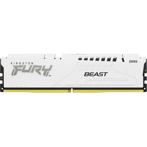 Память оперативная/ Kingston 16GB 5600MT/s DDR5 CL36 DIMM FURY Beast White EXPO