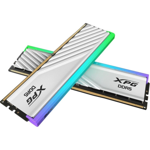 Память DDR5 2x16GB 6000MHz A-Data AX5U6000C3016G-DTLABRWH XPG Lancer RGB RTL PC5-48000 CL30 DIMM 288-pin 1.35В kit dual rank с радиатором Ret
