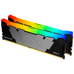 Память оперативная Kingston 64GB 3600MT/s DDR4 CL18 DIMM (Kit of 2) FURY Renegade RGB