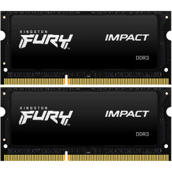 Память оперативная/ Kingston 16GB 1600MHz DDR3LCL9SODIMM(Kit of 2)1.35VFURYImpact