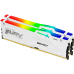 Память оперативная/ Kingston 64GB 6000MT/s DDR5 CL36 DIMM (Kit of 2) FURY Beast White RGB EXPO