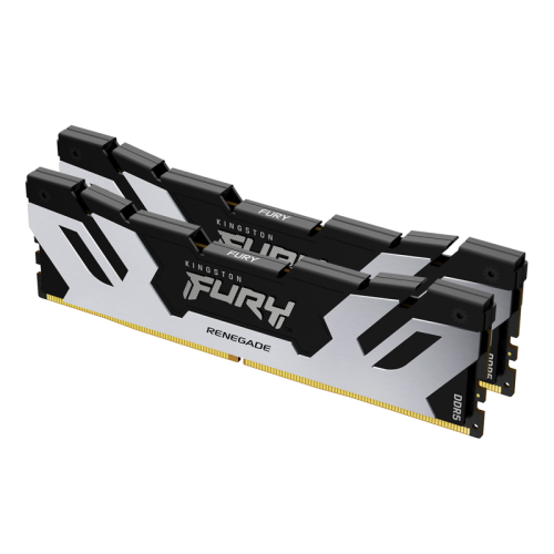 Память оперативная/ Kingston 48GB 8000MT/s DDR5 CL38 DIMM (Kit of 2) FURY Renegade Silver